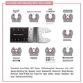 50 Pack Bi-Metal Oscillating Multi Tool Saw Blades M508