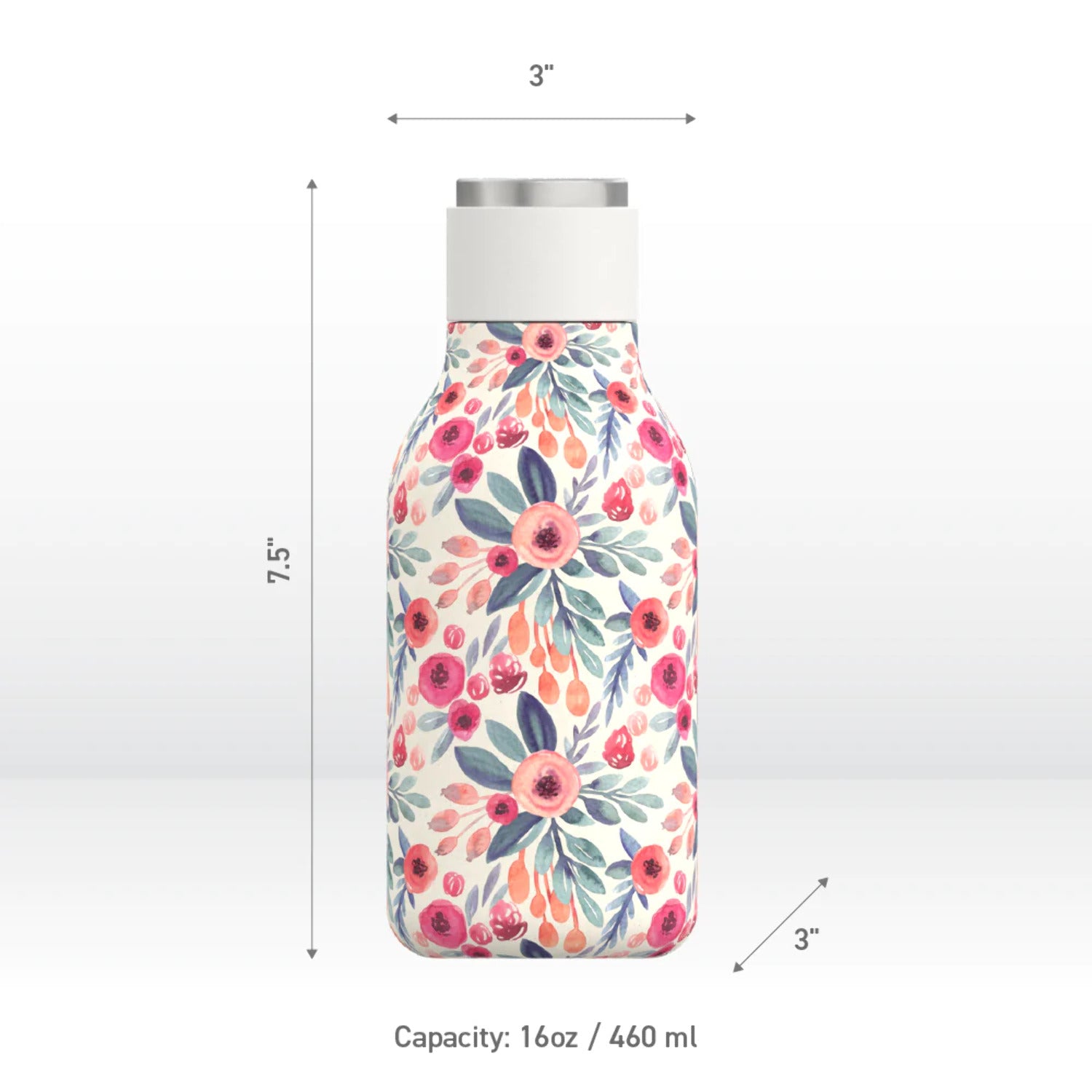 Insulated Double Walled Stainless Steel Bottle 16 Ounce N1479