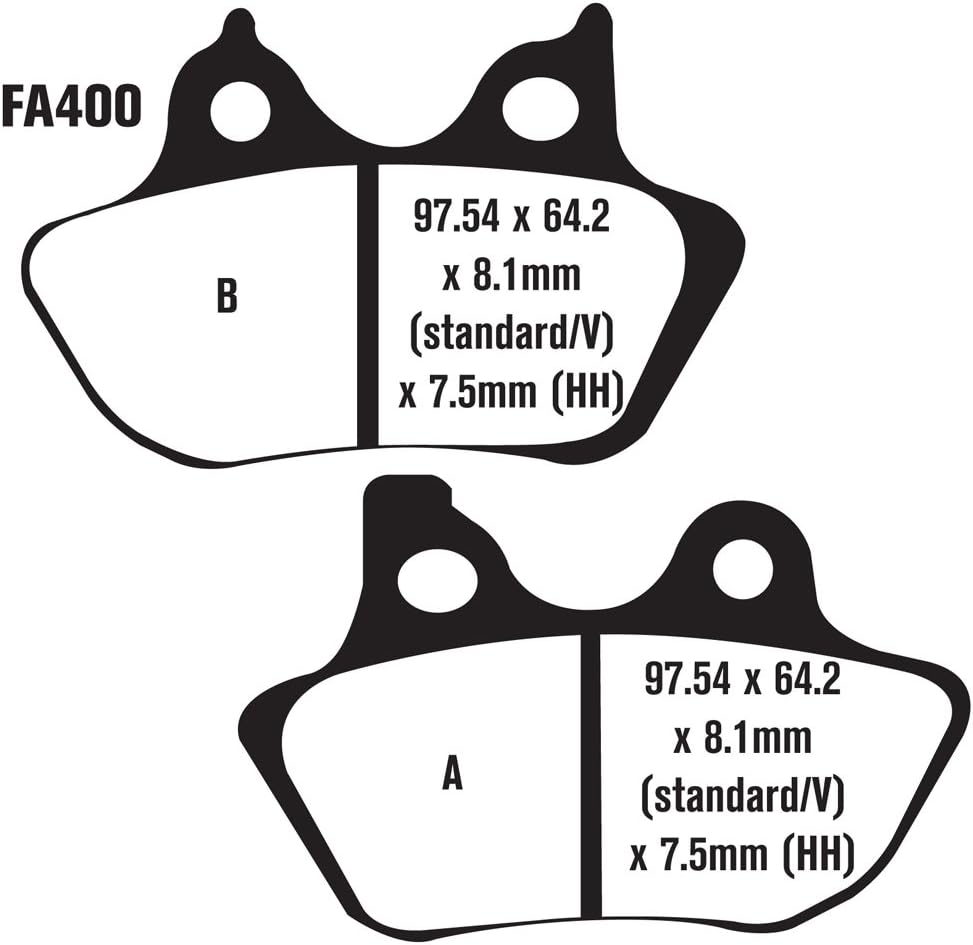 Complete Semi-Sintered Brake Pad Change Kit K949