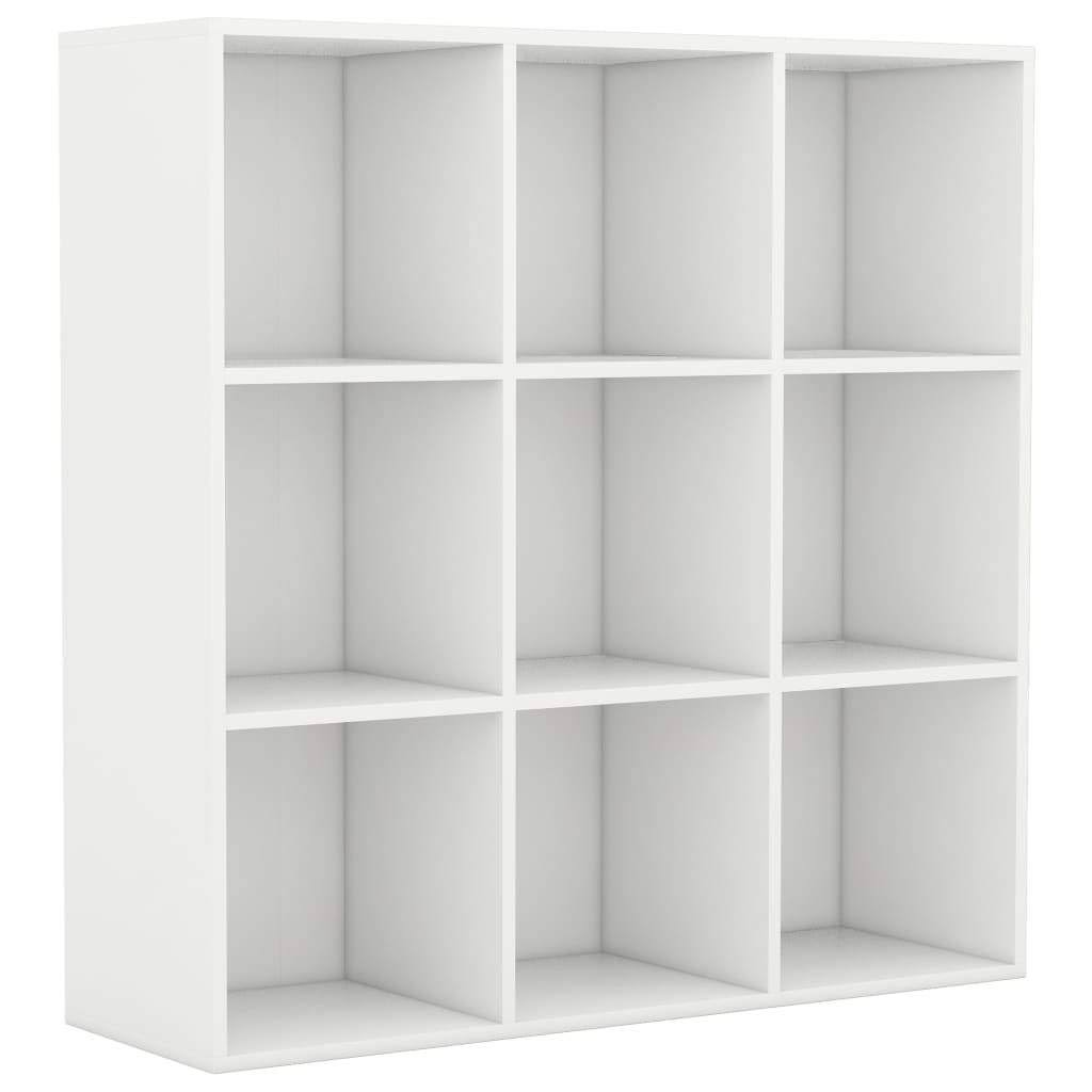 Book Cabinet High Gloss Black Chipboard X65103