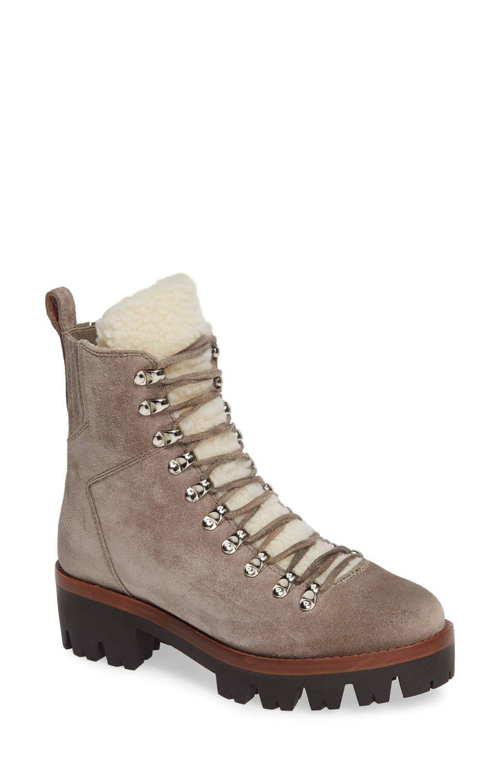 Taupe Suede Ivory Shoes M850