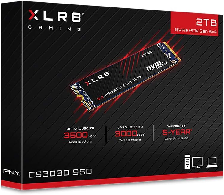 2TB M.2 PCIe NVMe Internal Solid State Drive M4689