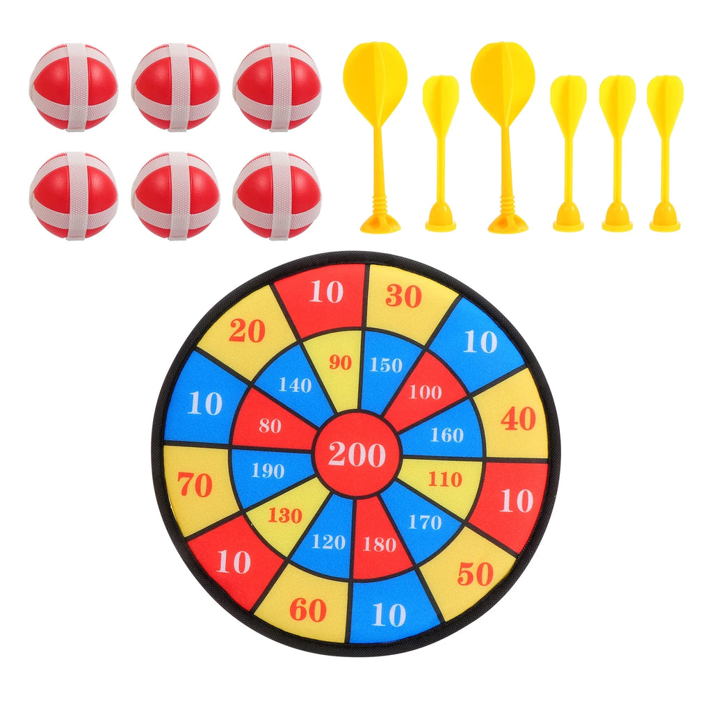 13Pcs Kids Sticky Target Darts Board Toys H754