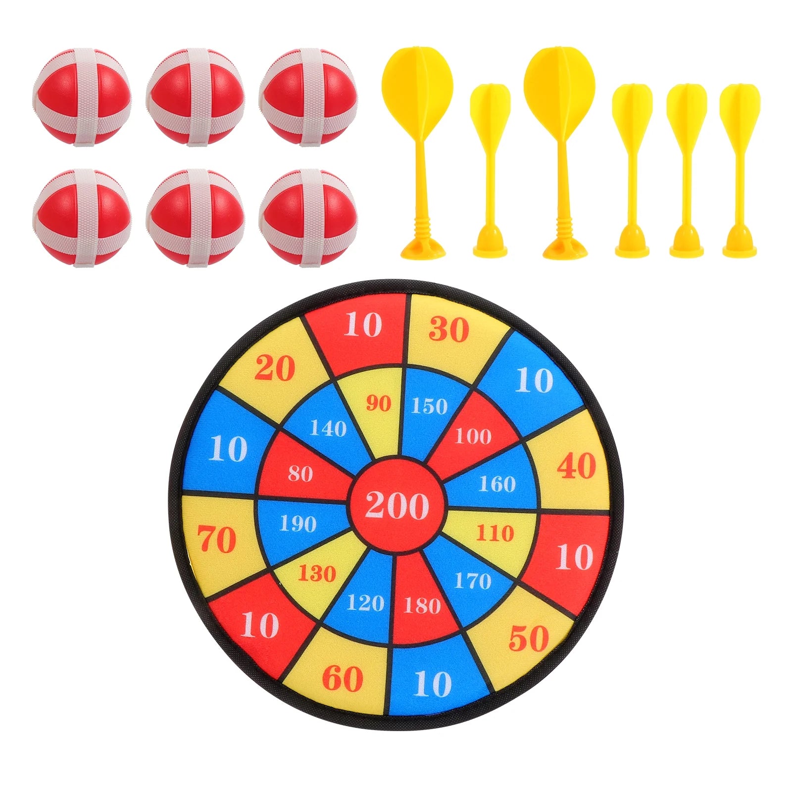 13Pcs Kids Sticky Target Darts Board Toys H754
