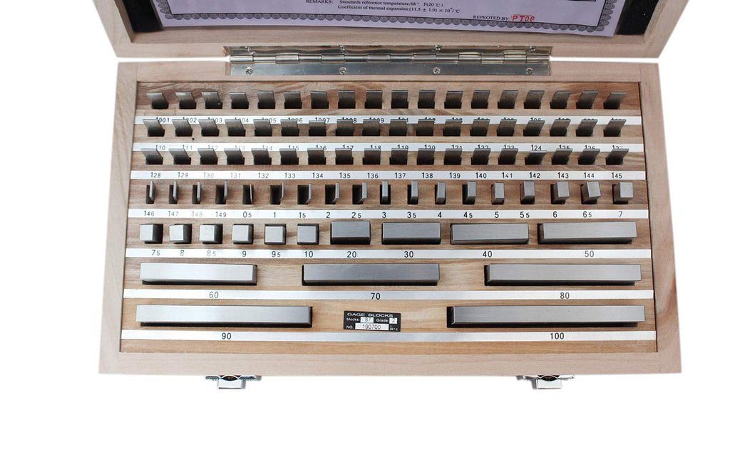 87 Pc Metric Gage Block Set, Grade 2 V306