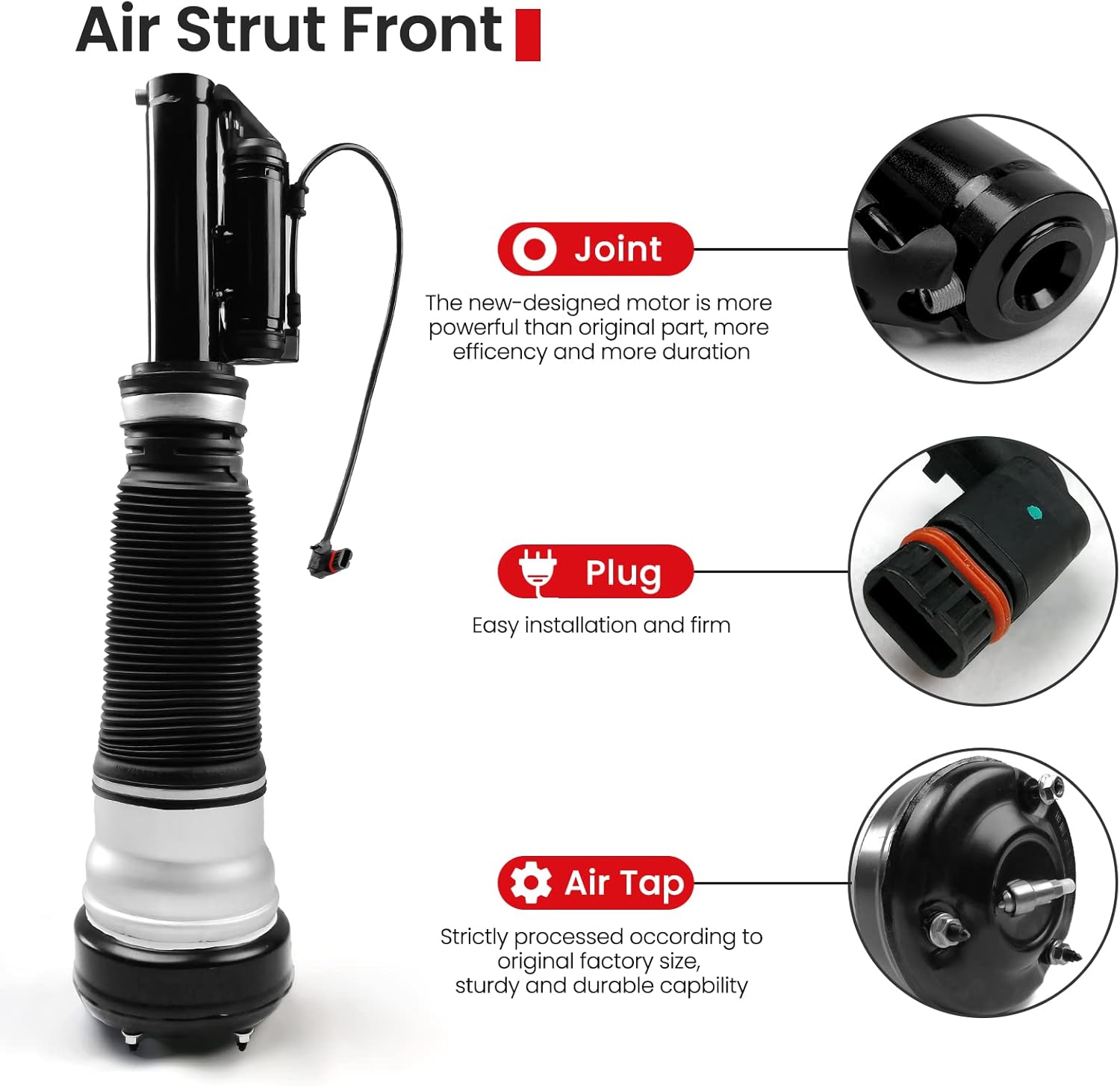 Front Air Strut Absorber Air Suspension Shock H5679