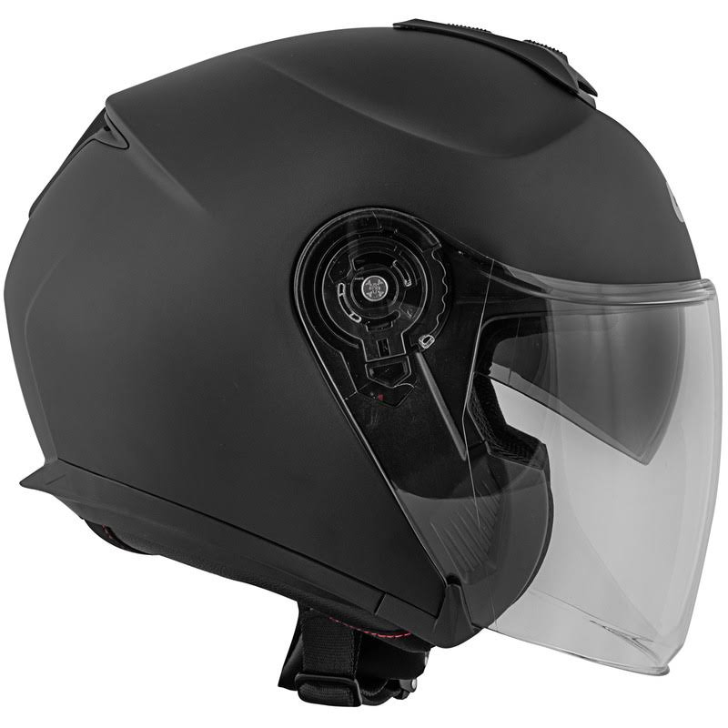 Black Solid Color Jet Helmet, Size M H763339