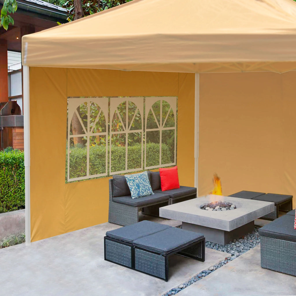 UV30+ Privacy Window Sidewall for 10x10ft Canopy Camping 2 Pieces Q3465