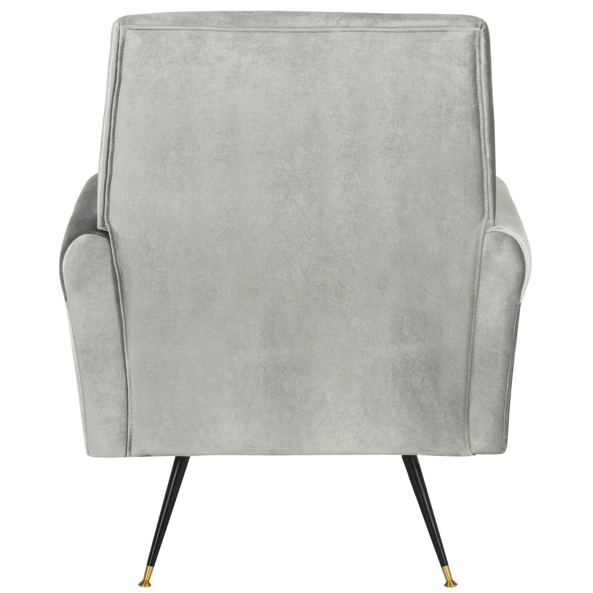 Light Grey Velvet Accent Chair B684