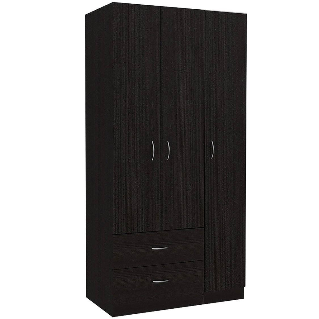 3 Door Armoire Espresso F1701