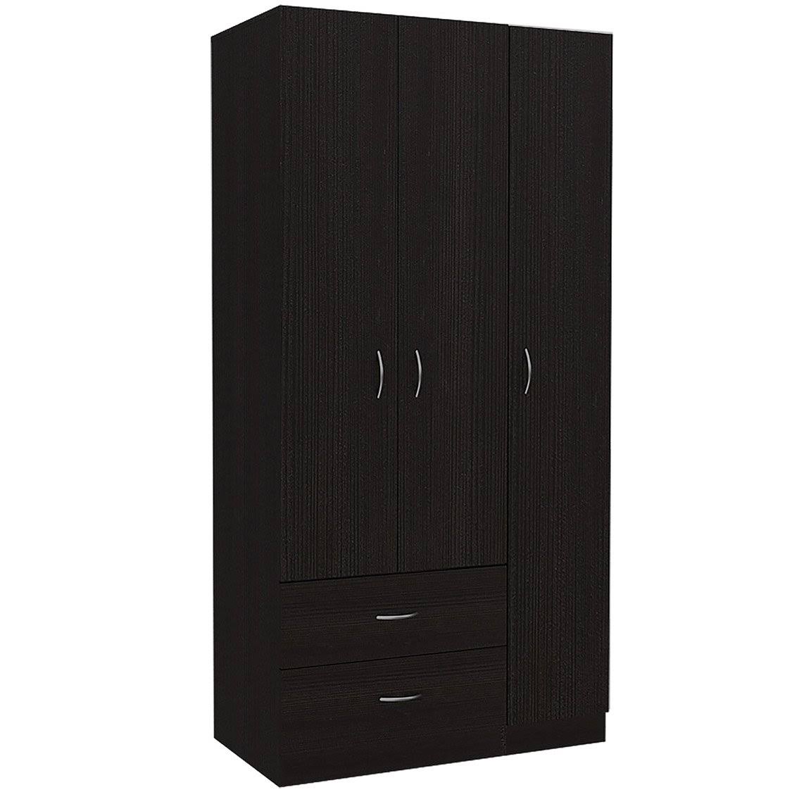 3 Door Armoire Espresso F1701