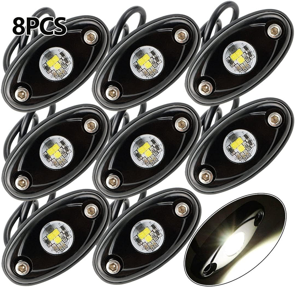 White LED Rock Lights 40PCS B17964