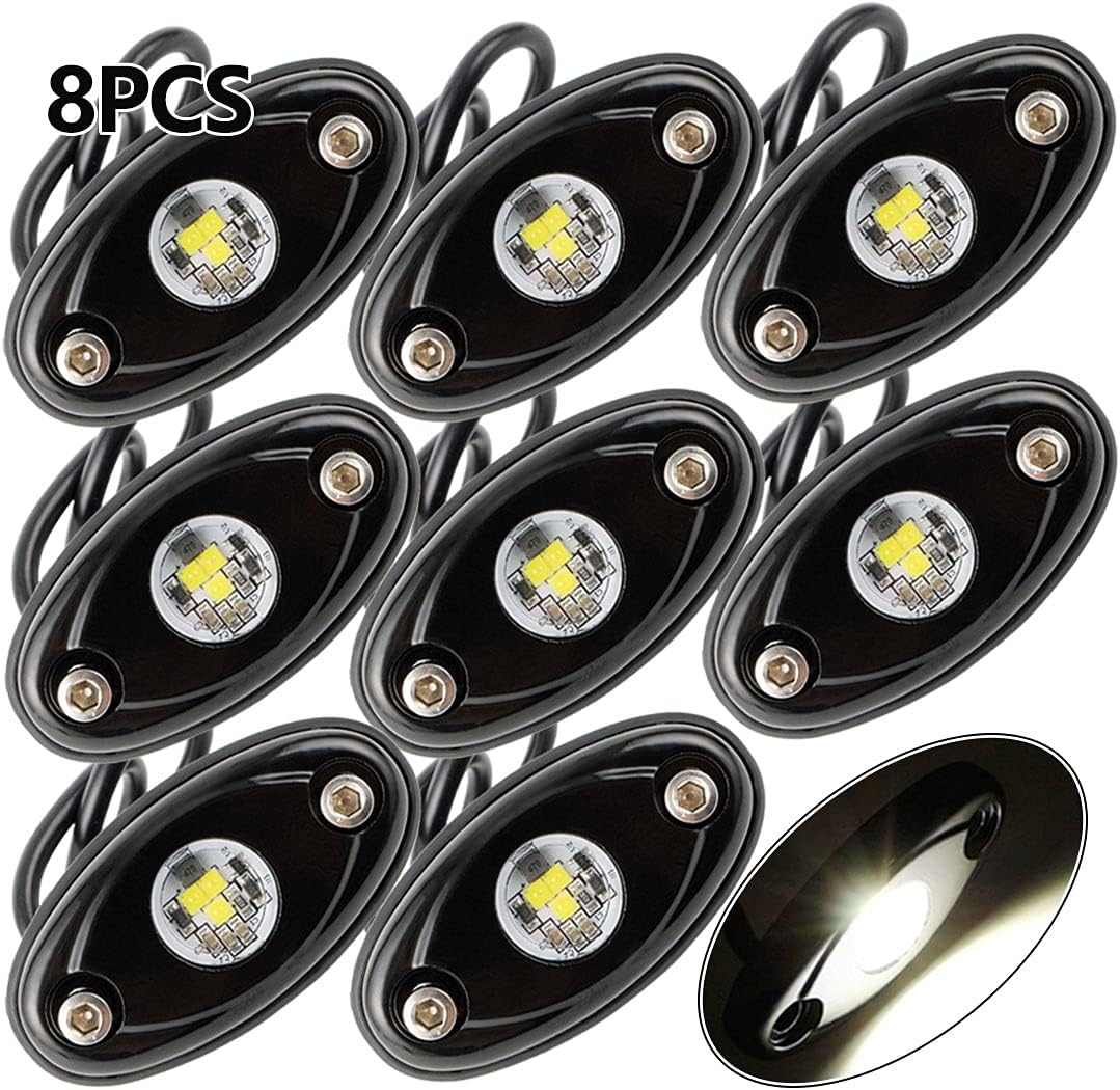 White LED Rock Lights 40PCS B17964