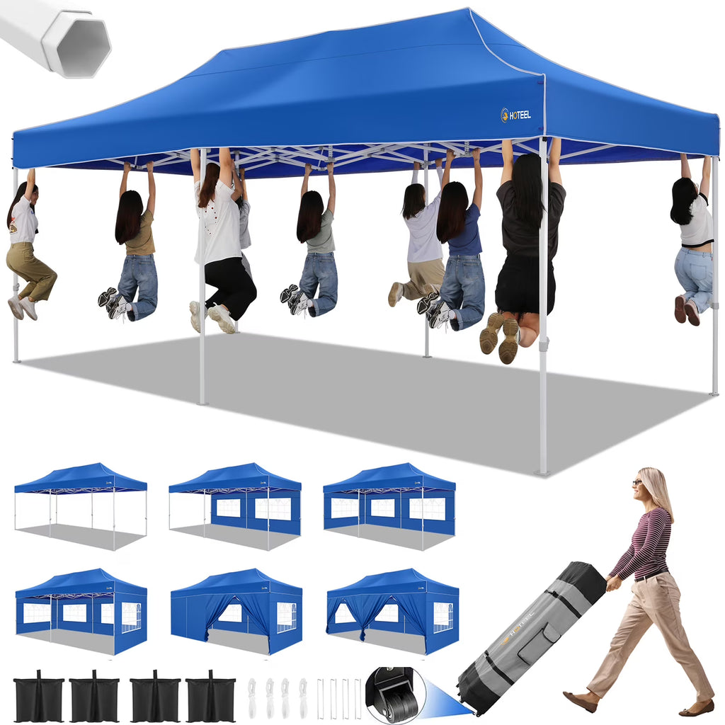 10x20 Pop Up Canopy Tent with Roller Bag N683956