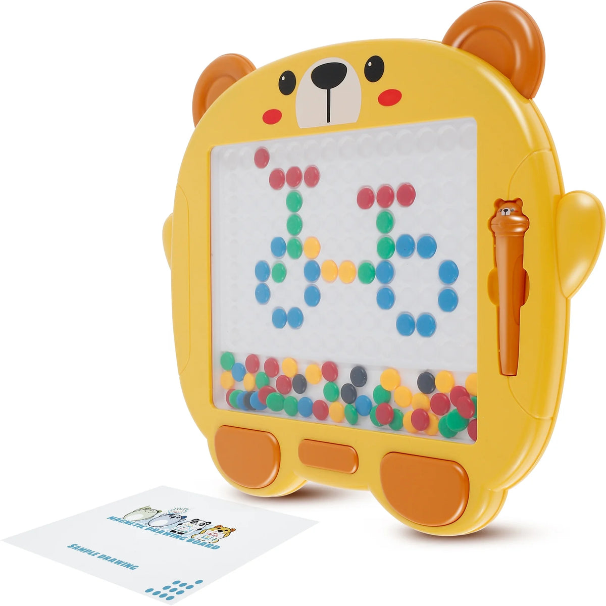 Colorful Magnetic Drawing Board with Magnetic Pen and Cards P372