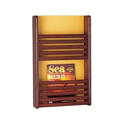 Magazine Rack with Front Slats K919
