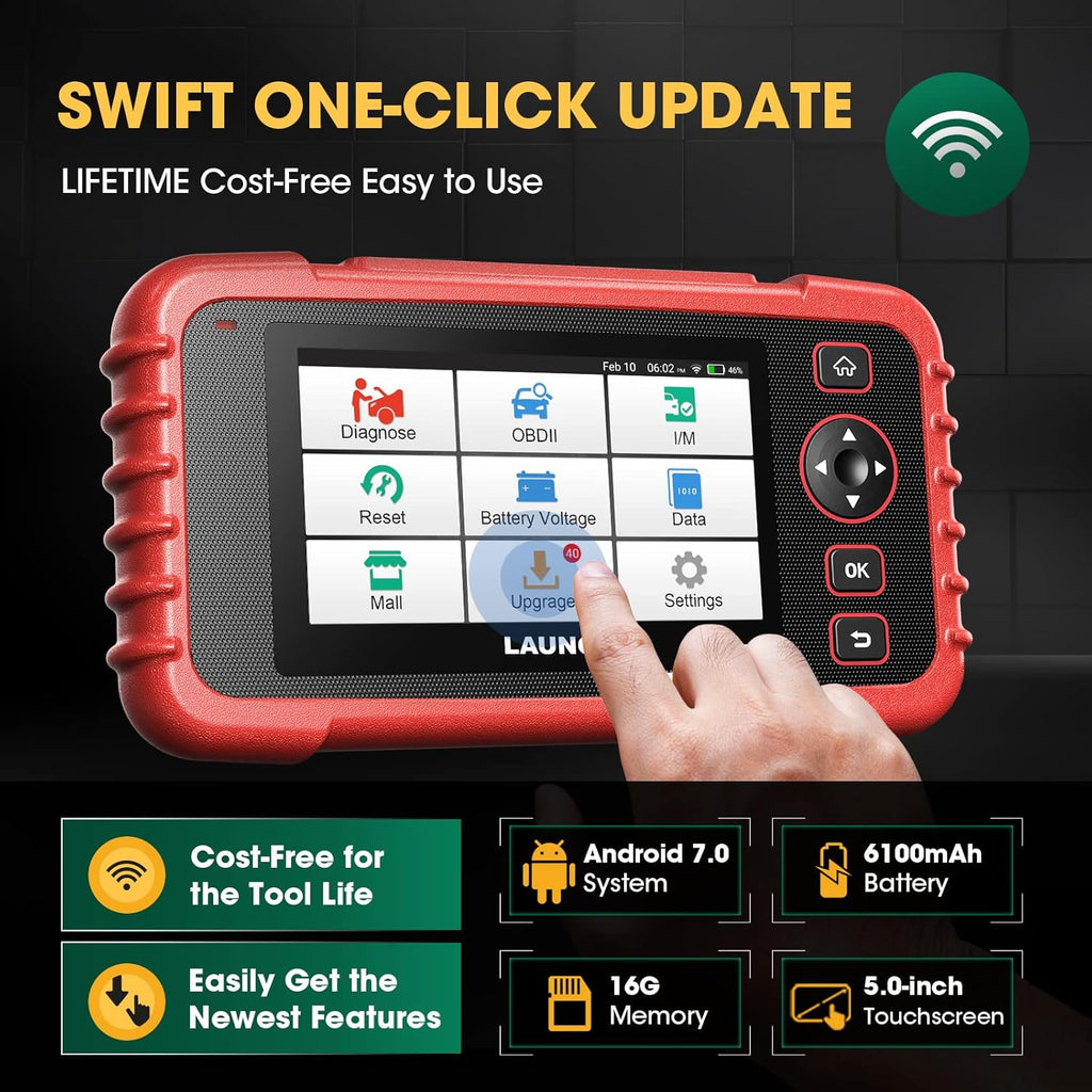 OBD2 Scanner Diagnostic Tool with ABS SRS Transmission Code Reader N4701
