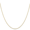 14kt Yellow Gold 18 inch Diamond Cut Cable Chain Z755860
