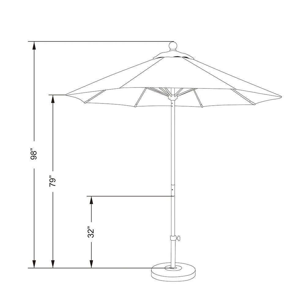 Bronze Market Umbrella N487