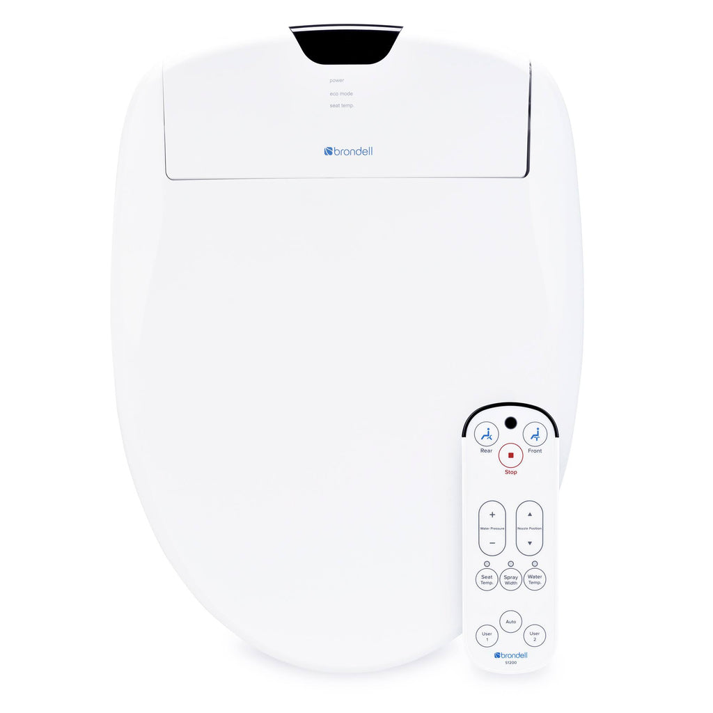 White Round Bidet Toilet Seat B975146