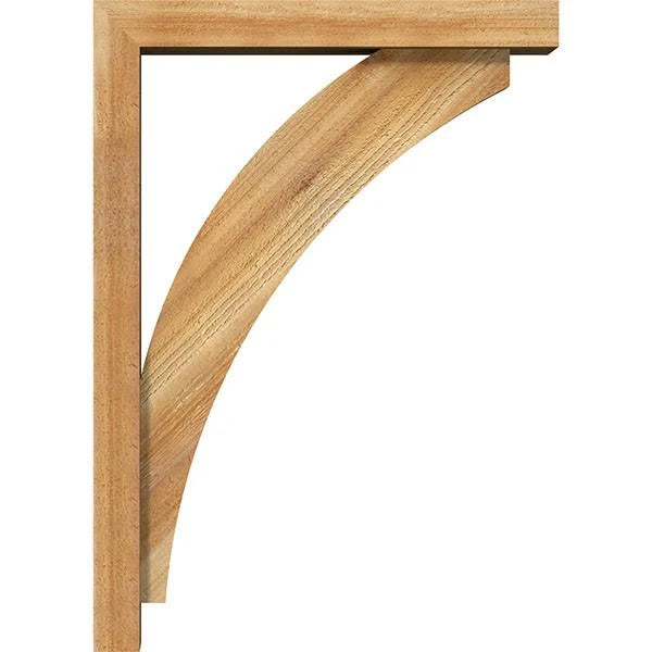 Rough Sawn Bracket with Offset Brace, Western Red Cedar A96992