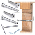 24Set Cable Railing Kit Invisible 3/16 T316 Stainless Steel Q30633