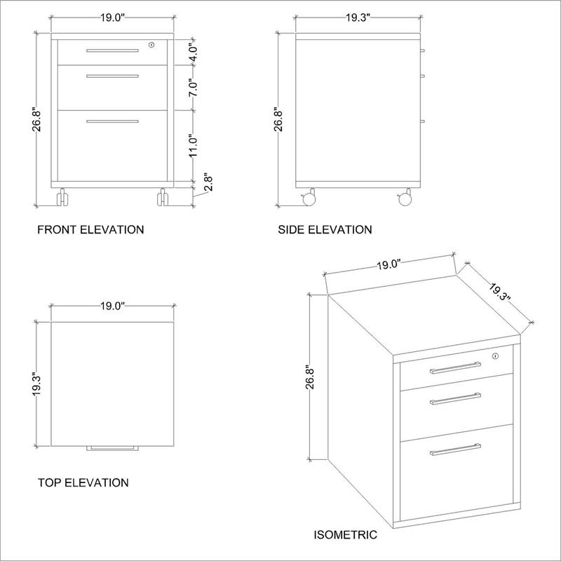 White Wooden Writing Desk Set V242034
