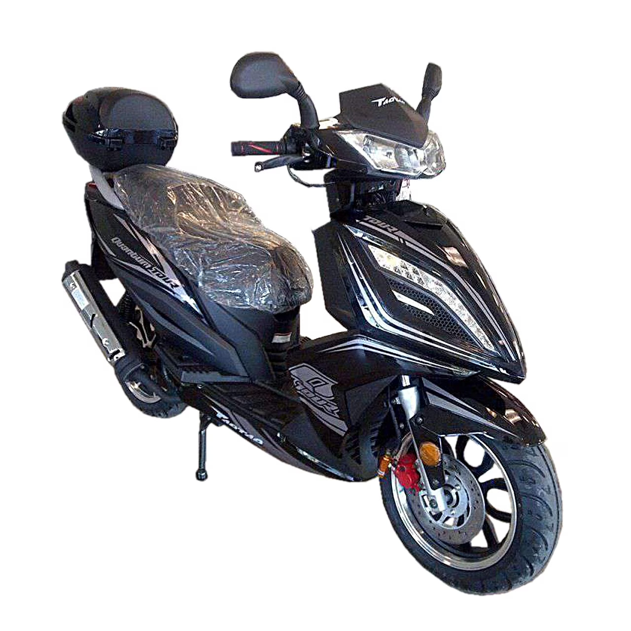 Black 150cc Moped Scooter M3179