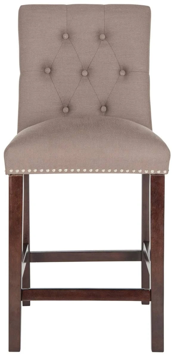 Dark Taupe Counter Stools Set Of 2 Z264858