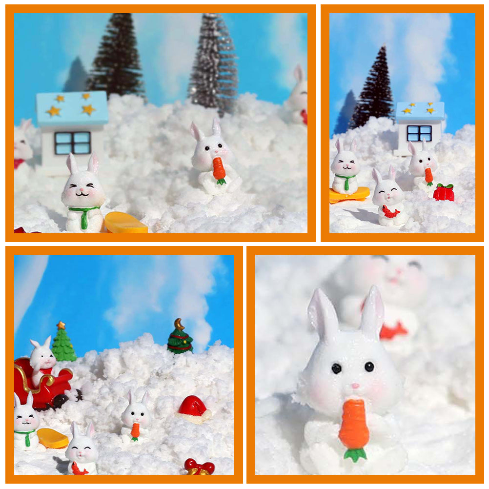 Rabbit Dollhouse Ornament DIY Fairy Miniature Figurines M59661