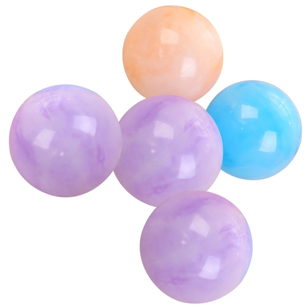 5pcs Plastic Bouncy Rubber Balls I76597