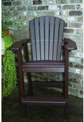 Deep Blue Adirondack Bar Height Chair N373788