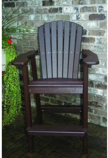 Deep Blue Adirondack Bar Height Chair N373788