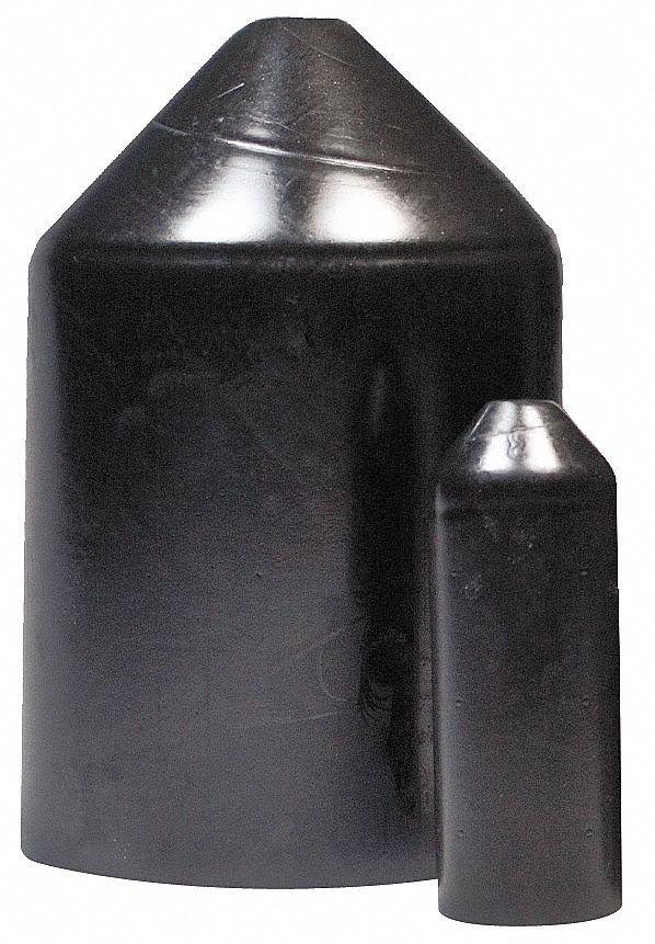 Heat Shrink End Cap, 1.38 in Id, pk40 Y148