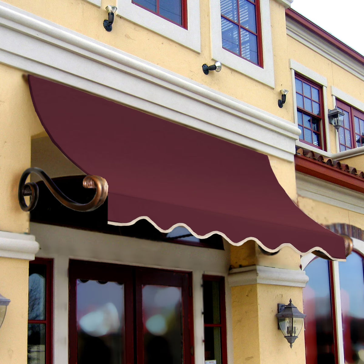 Charleston Scrilled Arms Window/Door Awning P33611