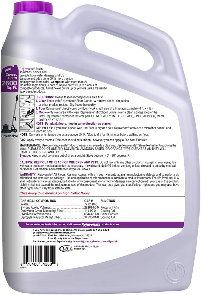 All Floors Restorer and Polish (128 oz) Pack of 2 O82814