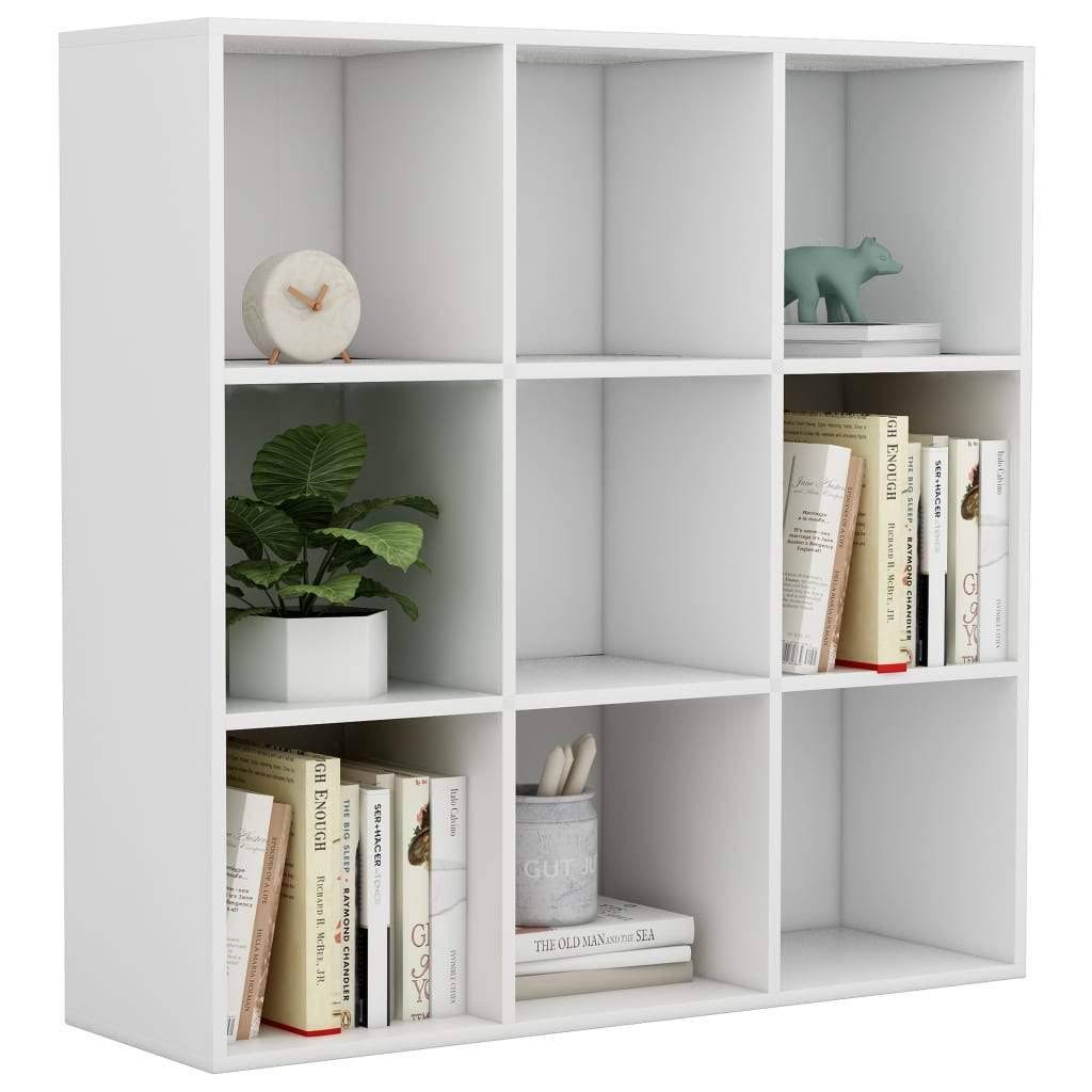 Book Cabinet High Gloss Black Chipboard X65103