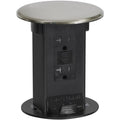 Pop Up Counter Outlet, 20A Gfi, Nickel T586