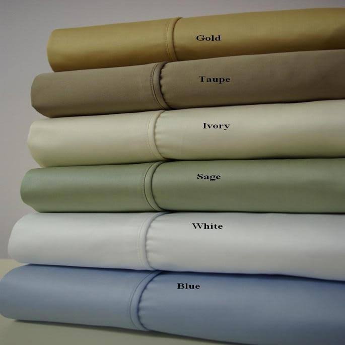 100% Long-Staple Cotton Sateen Sheets 300 Thread Count Deep Pocket Sheets Sets E595234