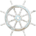 24-Inch Wood Ship Wheel Nautical Decor S46380
