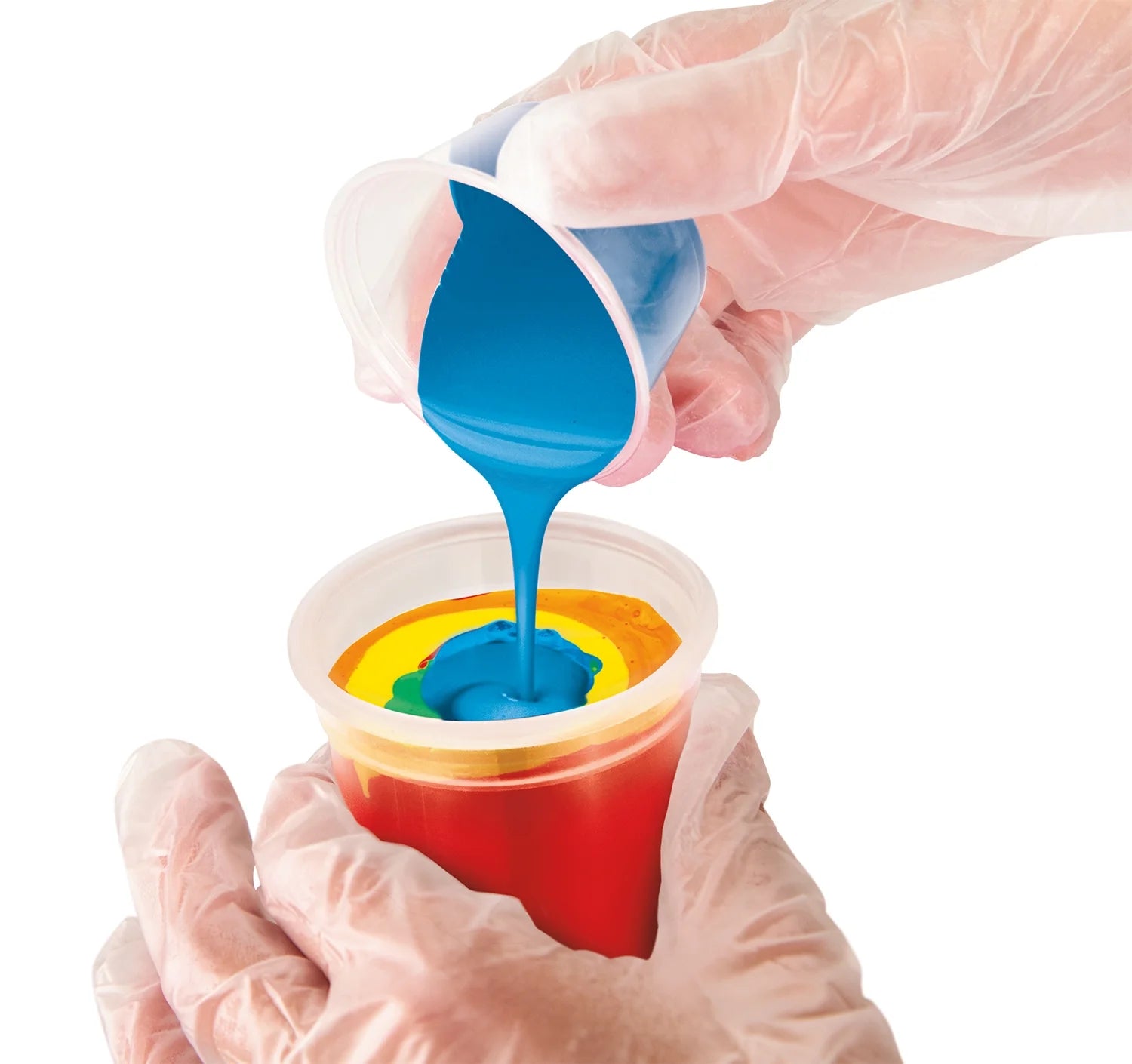 Rainbow Twist Acrylic Paint Pouring Art Activity Kit E12203
