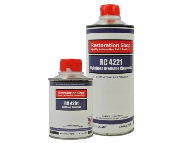 Blue Pearl Quart Kit Low VOC Urethane Basecoat Car Paint Kit Q6036