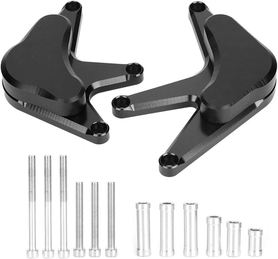 Black Crash Protector Set for CBR1000RR 2008-2012, Pack of 2 V231