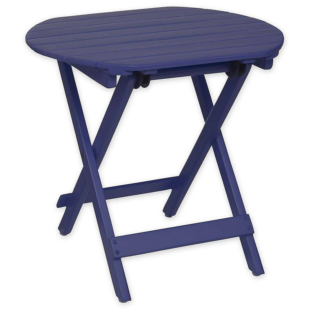 Blue Eucalyptus Wooden Side Table Z556