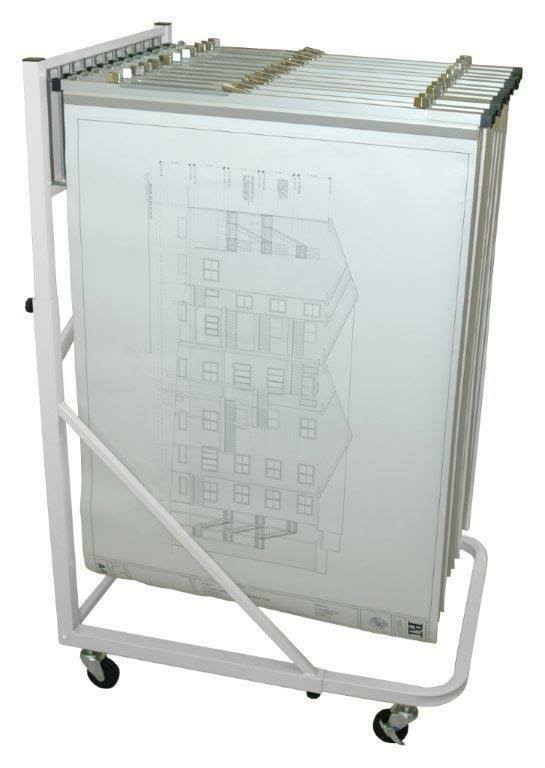 Vertical File Rolling Stand S444