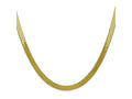10 kt Yellow Gold Herringbone Chain 22 Inches O66775