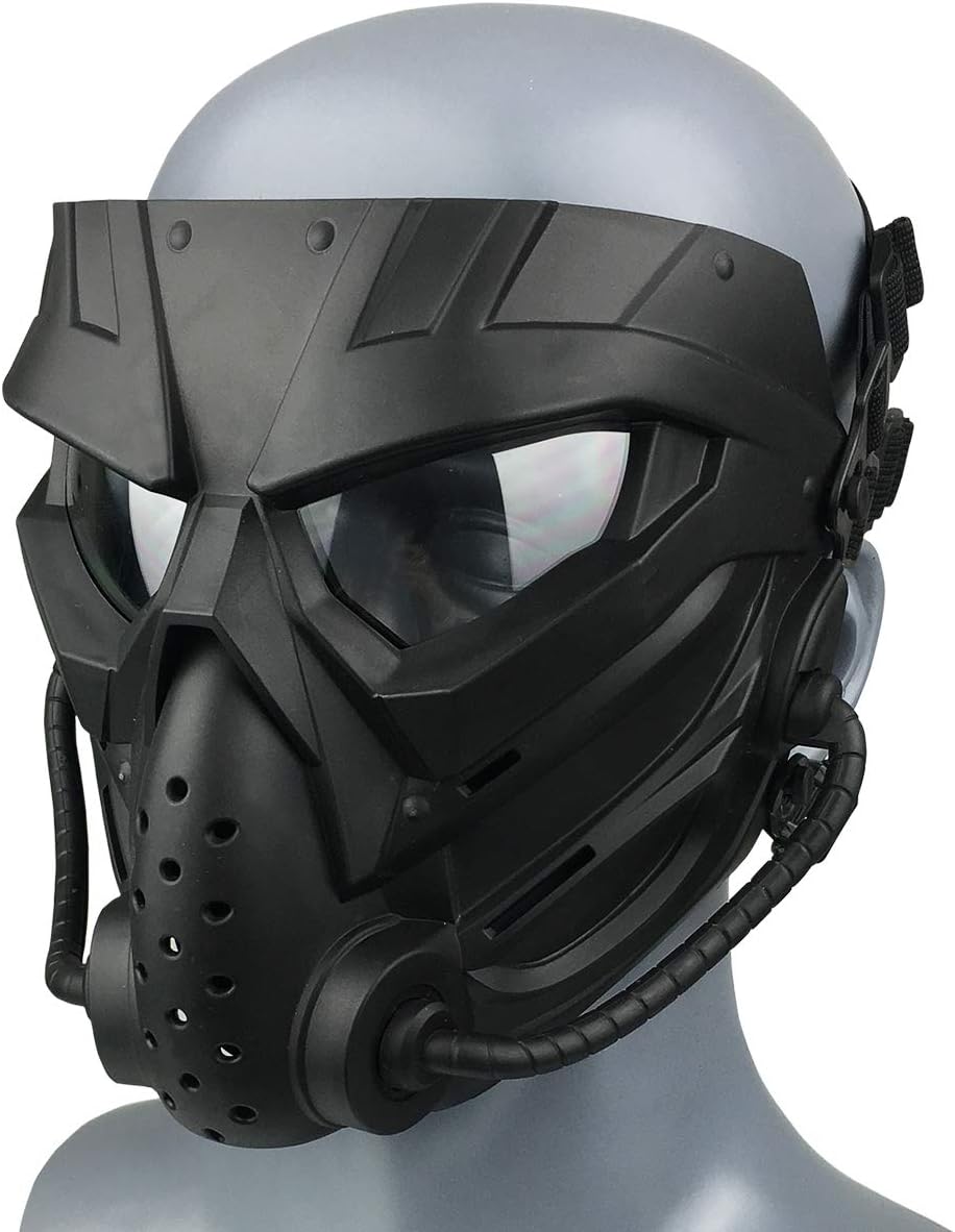 Alien Airsoft Mask Full Face Tactical Mask with Eye Protection Impact Resistant F179931