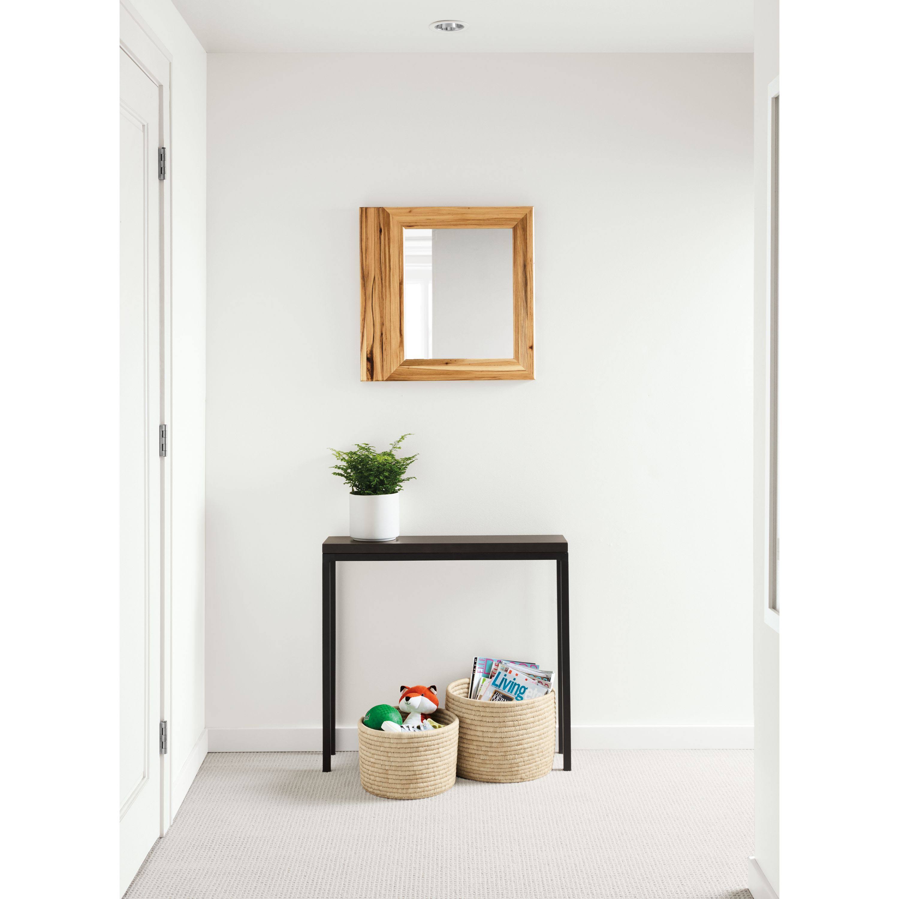 Cherry Top Console Table with White Base C99484