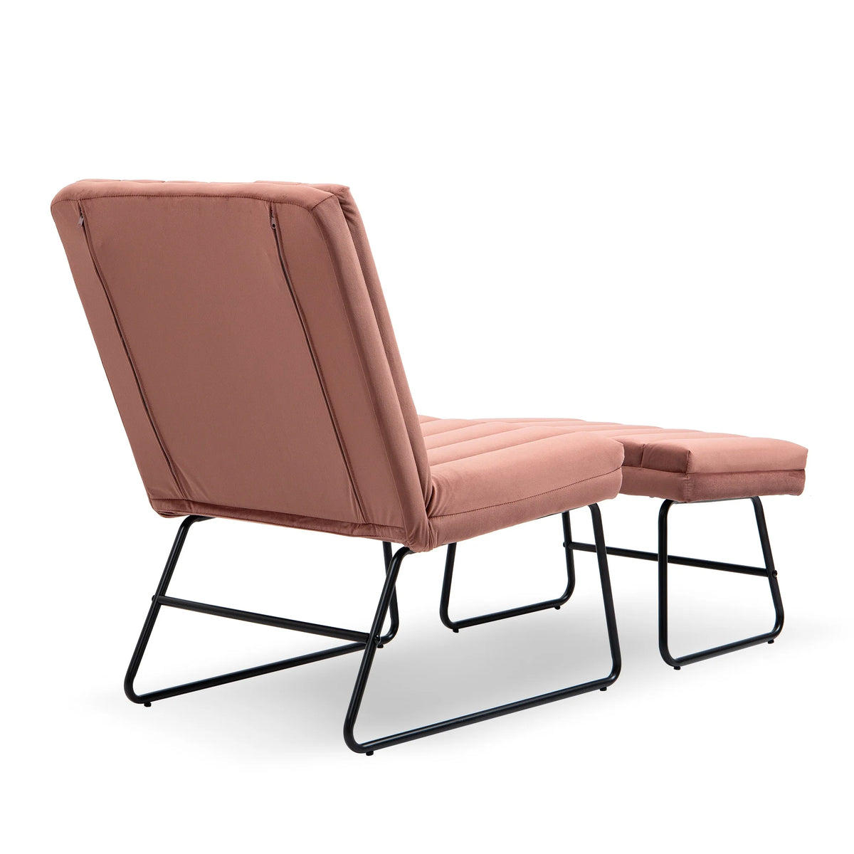 Pink Upholstered Lounge Chair S66891
