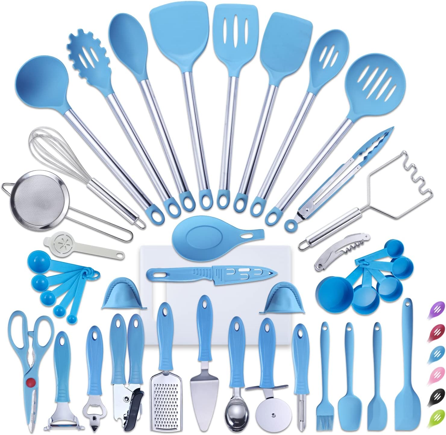 42Pcs Nylon Non-Stick Cooking Utensils Set G7456